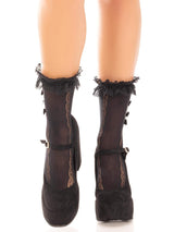 Sweetheart Lace Ankle Socks