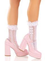 Sweetheart Lace Ankle Socks