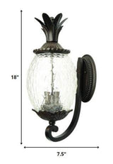 Antique Bronze Pineapple Wall Light - Homeroots - Flyclothing LLC