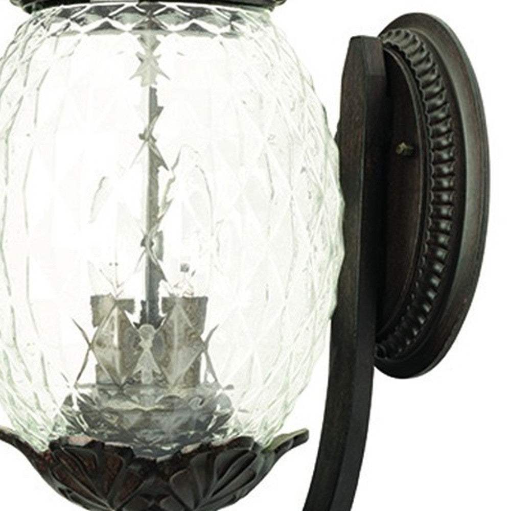 Antique Bronze Pineapple Wall Light - Homeroots - Flyclothing LLC