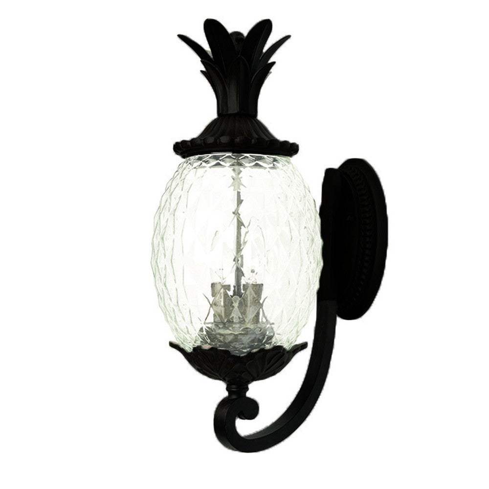 Matte Black Pineapple Wall Light - Homeroots - Flyclothing LLC