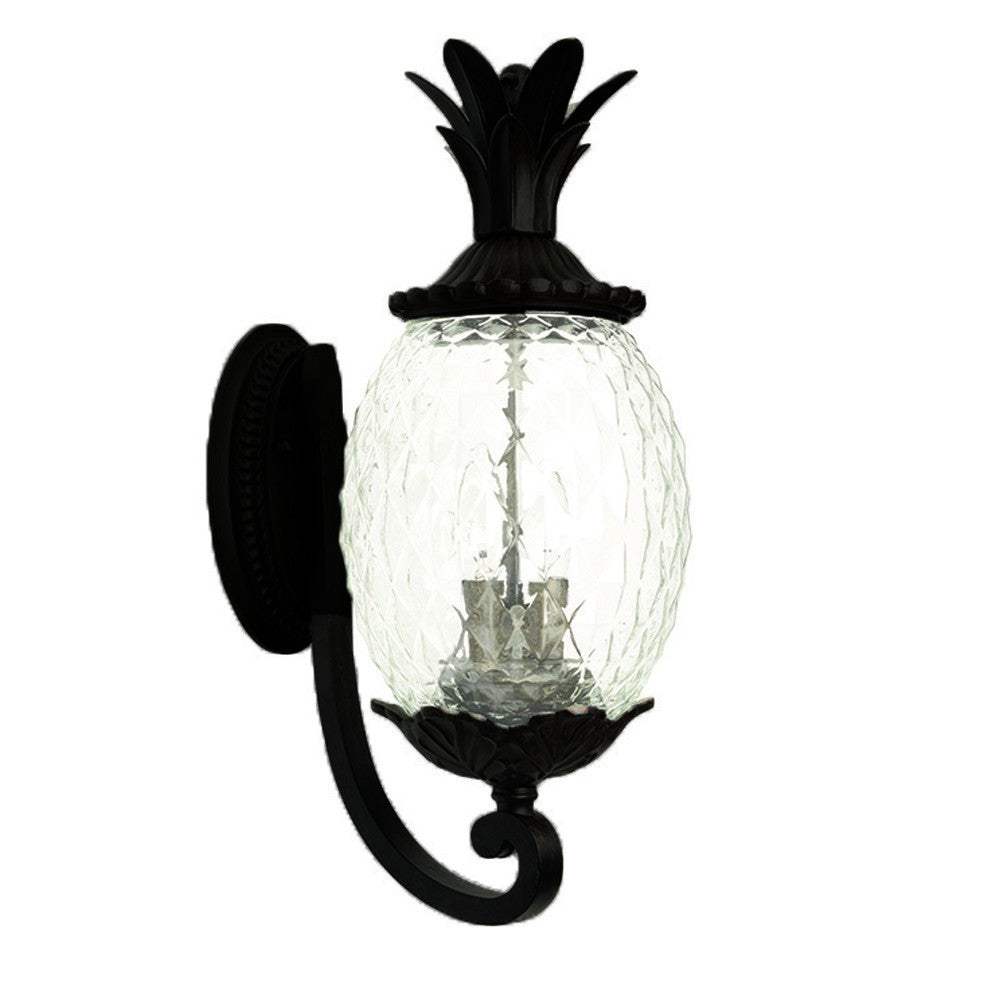 Matte Black Pineapple Wall Light - Homeroots - Flyclothing LLC