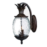 Antique Bronze Hanging Pineapple Wall Light - Homeroots