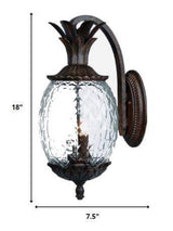 Antique Bronze Hanging Pineapple Wall Light - Homeroots - Flyclothing LLC