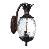 Antique Bronze Hanging Pineapple Wall Light - Homeroots