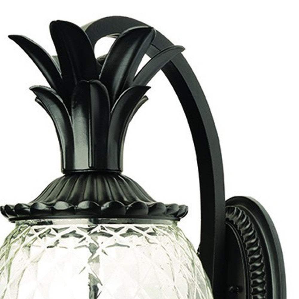 Matte Black Hanging Pineapple Wall Light - Homeroots - Flyclothing LLC