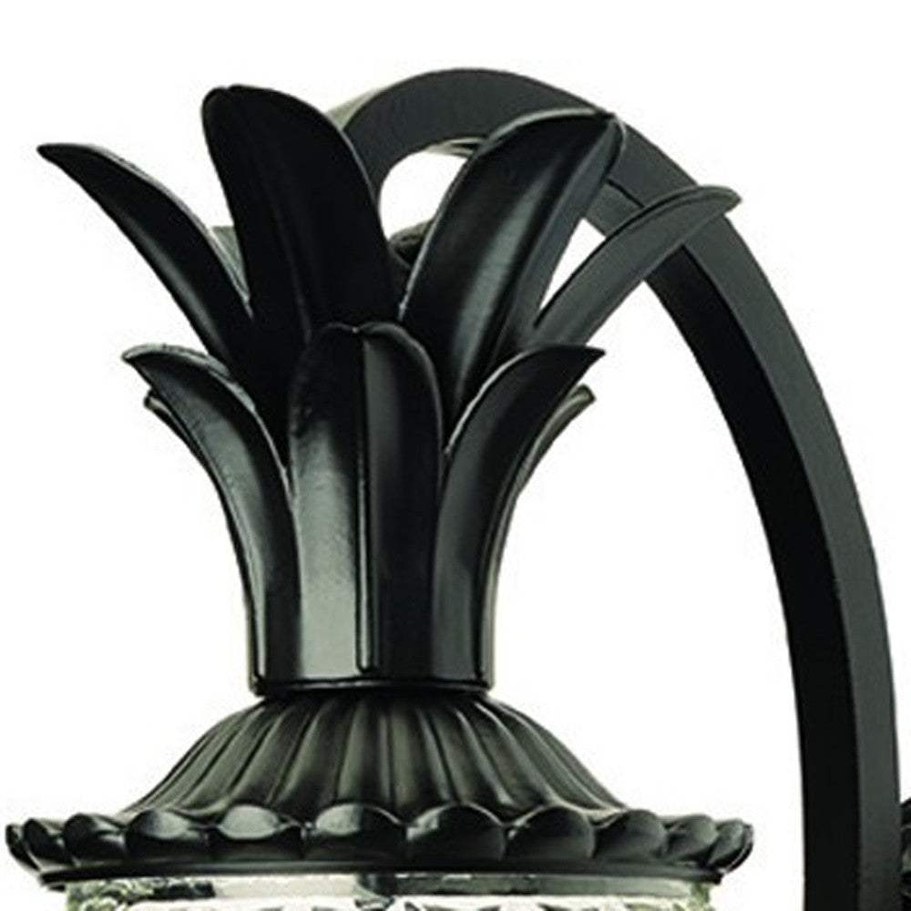 Matte Black Hanging Pineapple Wall Light - Homeroots - Flyclothing LLC