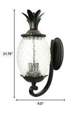 Lanai 3-Light Black Coral Wall Light - Homeroots - Flyclothing LLC