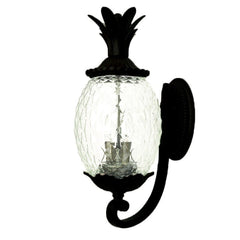 Lanai 3-Light Matte Black Wall Light - Homeroots