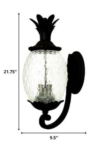 Lanai 3-Light Matte Black Wall Light - Homeroots - Flyclothing LLC