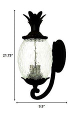 Lanai 3-Light Matte Black Wall Light - Homeroots - Flyclothing LLC