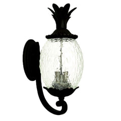 Lanai 3-Light Matte Black Wall Light - Homeroots