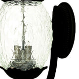 Lanai 3-Light Matte Black Wall Light - Homeroots
