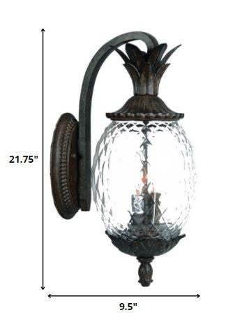 Lanai 3-Light Black Coral Wall Light - Homeroots - Flyclothing LLC