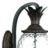 Lanai 3-Light Black Coral Wall Light - Homeroots