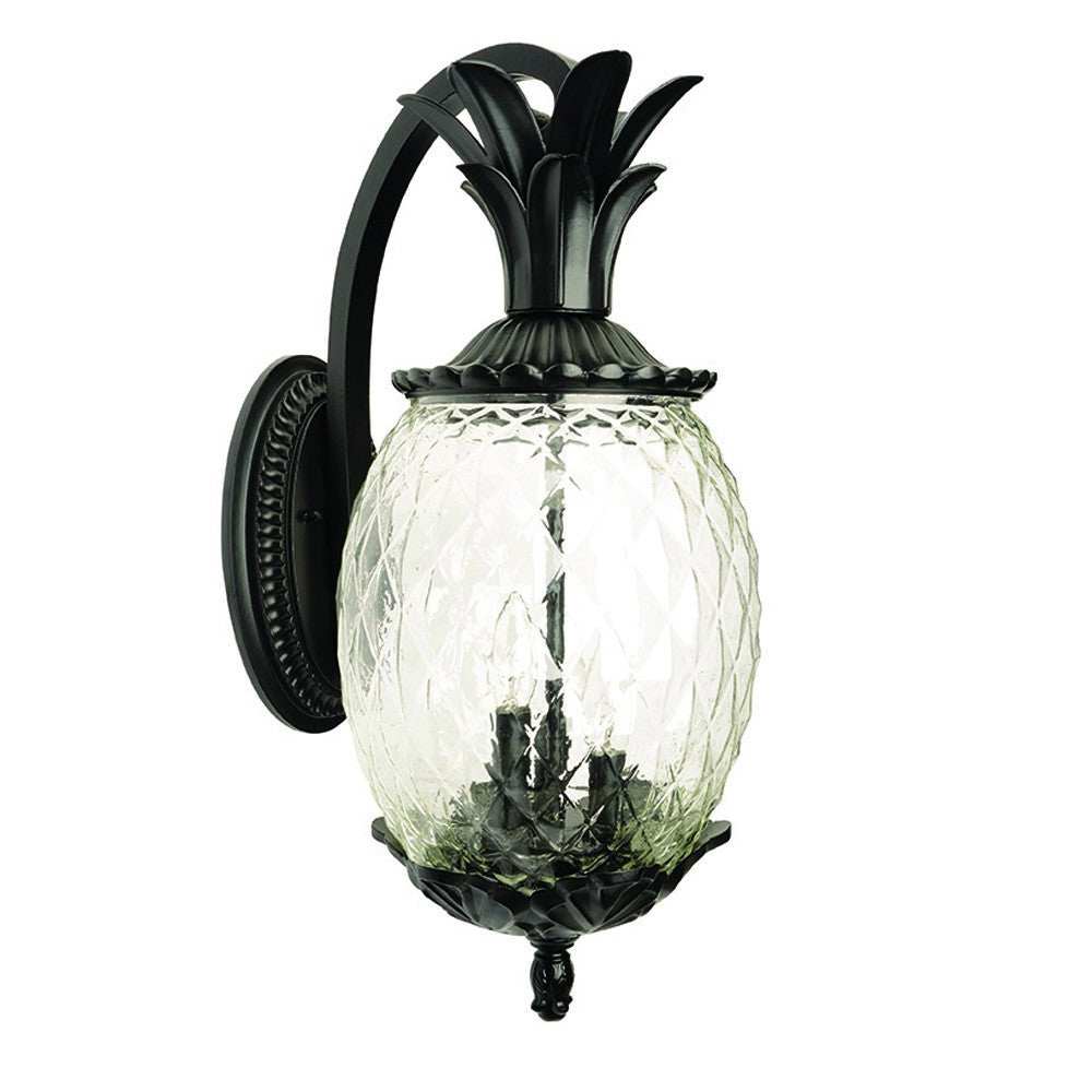 Lanai 3-Light Matte Black Wall Light - Homeroots - Flyclothing LLC