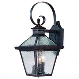 Bay Street 3-Light Architectural Bronze Wall Light - Homeroots