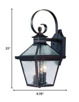 Bay Street 3-Light Architectural Bronze Wall Light - Homeroots - Flyclothing LLC