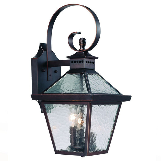 Bay Street 3-Light Architectural Bronze Wall Light
