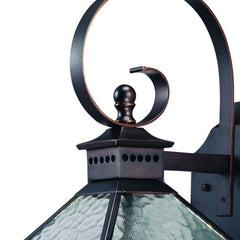 Bay Street 3-Light Architectural Bronze Wall Light - Homeroots