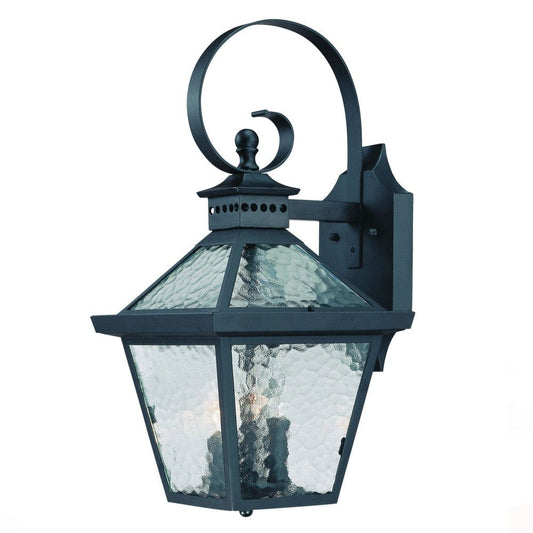 Bay Street 3-Light Matte Black Wall Light - Homeroots