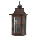 St. Charles 2-Light Acopper Patina Wall Light - Homeroots