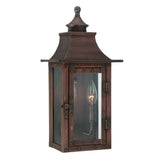 St. Charles 2-Light Acopper Patina Wall Light - Homeroots