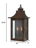 St. Charles 2-Light Acopper Patina Wall Light - Homeroots - Flyclothing LLC