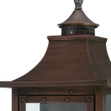 St. Charles 2-Light Acopper Patina Wall Light - Homeroots