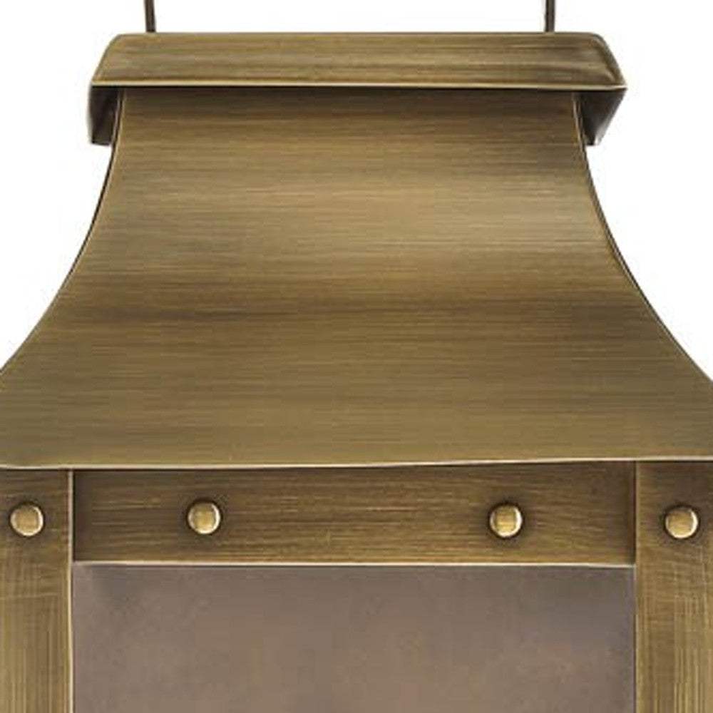 Manchester 1-Light Aged Brass Pocket Wall Light - Homeroots - Flyclothing LLC