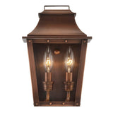Coventry 2-Light Copper Patina Pocket Wall Light - Homeroots - Flyclothing LLC