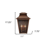 Coventry 2-Light Copper Patina Pocket Wall Light - Homeroots - Flyclothing LLC