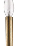 Light Gold Wall Sconce with Crystal Accent - Homeroots - Flyclothing LLC