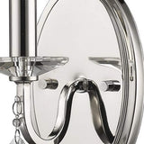 Silver Three Light Wall Sconce with White Fabric Shade - Homeroots - Flyclothing LLC