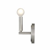 One Light Silver Wall Sconce - Homeroots - Flyclothing LLC