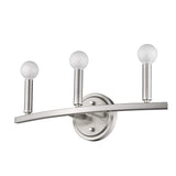Three Light Silver Wall Sconce - Homeroots - Flyclothing LLC
