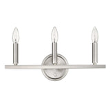 Three Light Silver Wall Sconce - Homeroots - Flyclothing LLC