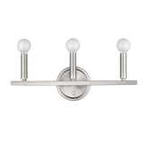 Three Light Silver Wall Sconce - Homeroots - Flyclothing LLC