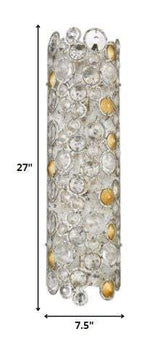Vitozzi 3-Light Antique Silver Leaf Sconce - Homeroots - Flyclothing LLC