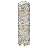 Vitozzi 3-Light Antique Silver Leaf Sconce - Homeroots - Flyclothing LLC