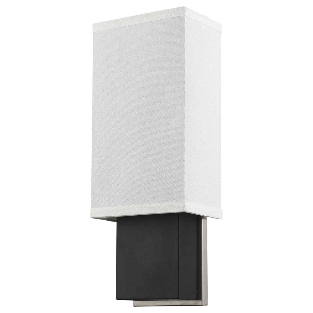 Rectangular Wall Sconce with Linen Fabric Shade - Homeroots - Flyclothing LLC