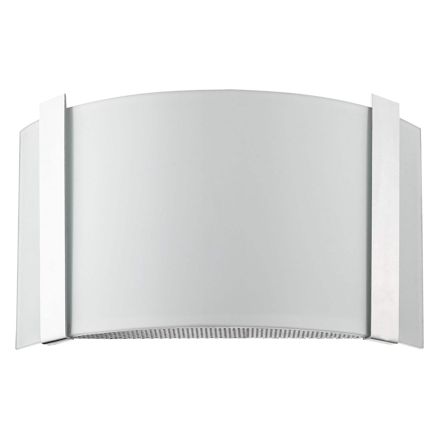 Polished Chrome Wall Sconce with Frosted Glass Shade - Homeroots - Flyclothing LLC