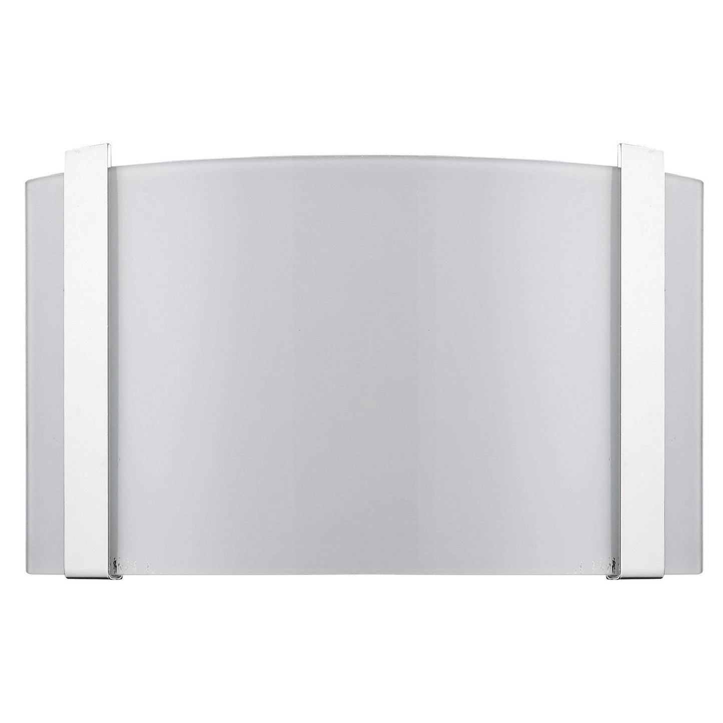 Polished Chrome Wall Sconce with Frosted Glass Shade - Homeroots - Flyclothing LLC