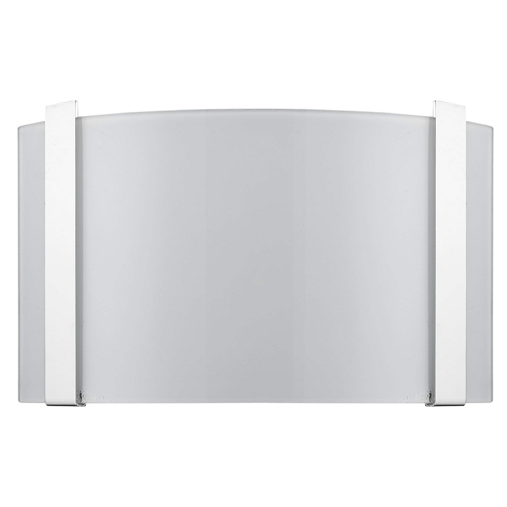 Polished Chrome Wall Sconce with Frosted Glass Shade - Homeroots - Flyclothing LLC