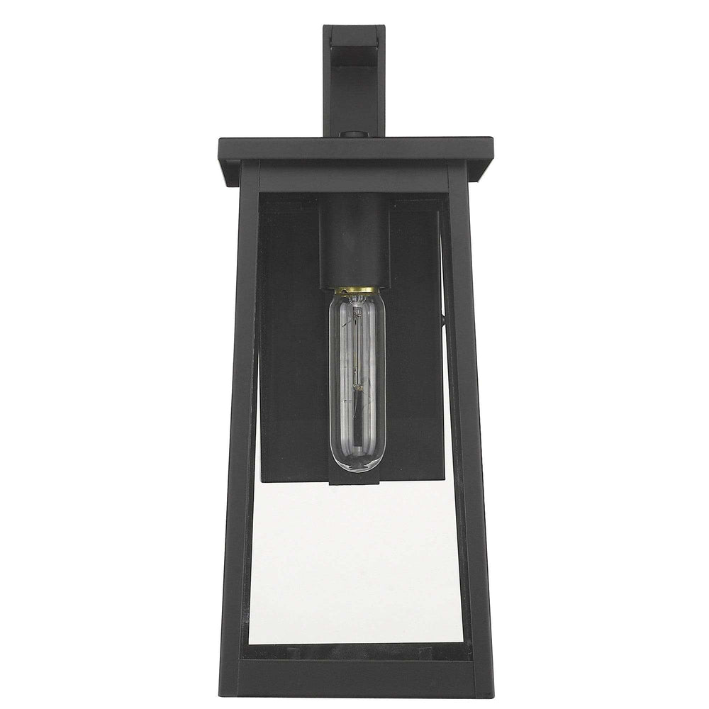 Black Contempo Elongated Outdoor Wall Light - Homeroots - Flyclothing LLC