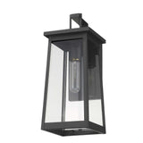 Black Contempo Elongated Outdoor Wall Light - Homeroots - Flyclothing LLC