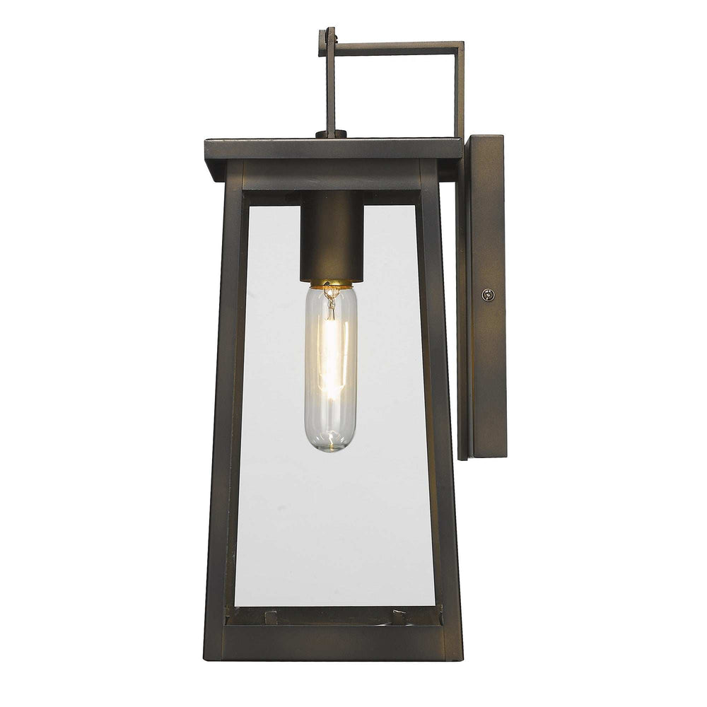 Burnished Bronze Contempo Elongated Outdoor Wall Light - Homeroots - Flyclothing LLC