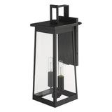 Alden 2-Light Matte Black Wall Light - Homeroots