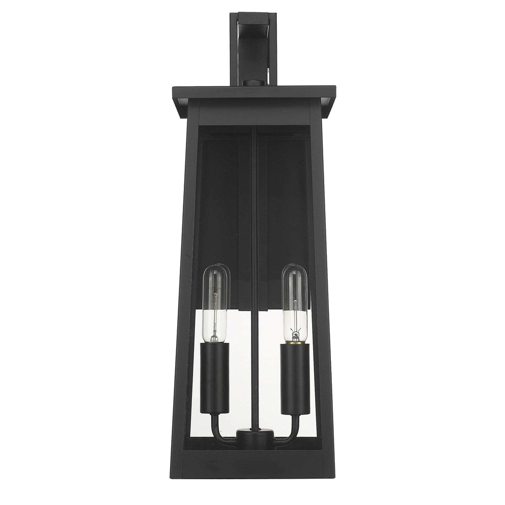 Alden 2-Light Matte Black Wall Light - Homeroots - Flyclothing LLC