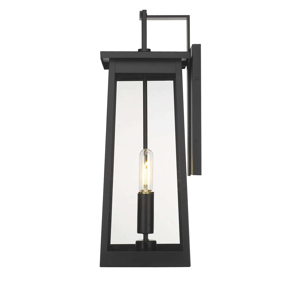 Alden 2-Light Matte Black Wall Light - Homeroots - Flyclothing LLC